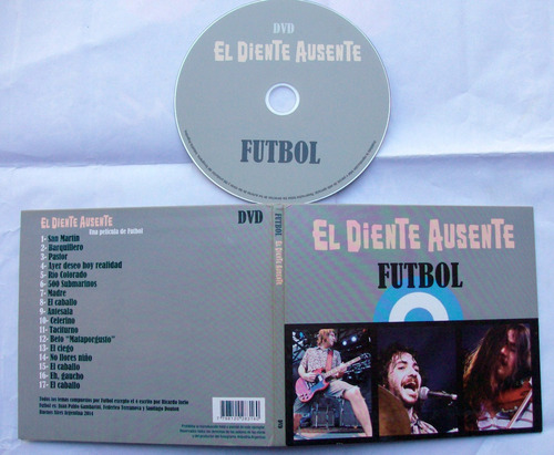 Futbol - El Diente Ausente ( Rock Indie ) Dvd Original Nuevo