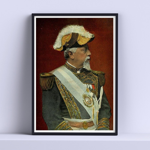 Cuadro Gral Julio Argentino Roca 30x40cm Deco Listo P Colgar