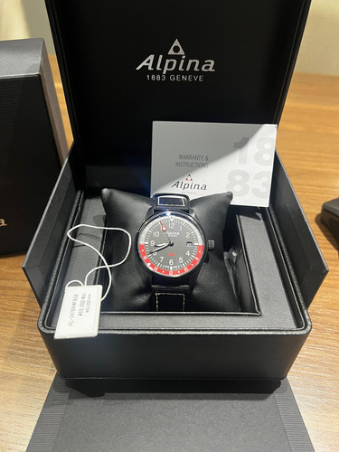 Relógio Alpina Startimer Pilot Quartz Gmt Al-247br4fbs6