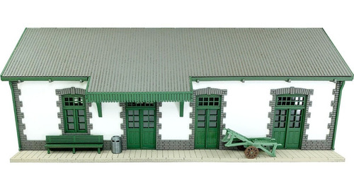 Estación De Pueblo Gral Madariaga Ho 1/87 Para Armar