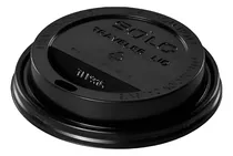 Comprar Tapa Negra Para Vaso De Cafe Desechable 12oz 100 Piezas