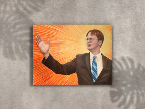 Cuadro The Office 19x25 Deco Dunder Mifflin Dwight