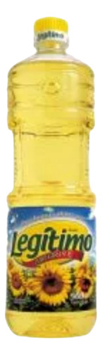 Aceite De Girasol Legítimo De 900ml, Pack 12u