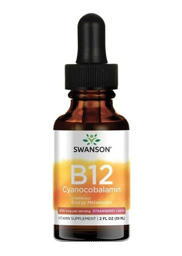Vitamina B 12 Sublingual 1000mcg Swanson