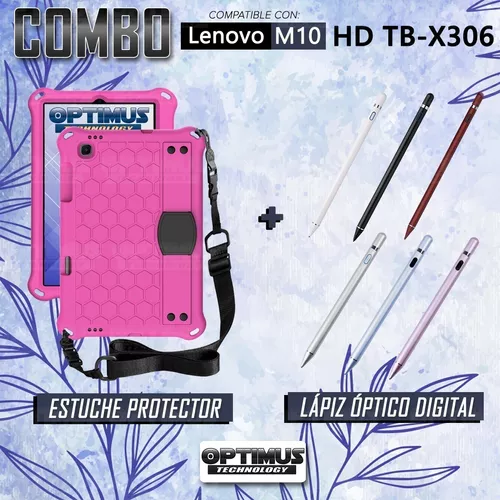 Estuche Correa Desmontable para Tablet Lenovo M10 HD TB-X306 Color Negro