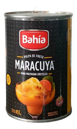 Pulpa Bahia Lata 453gr Sabor Maracuya