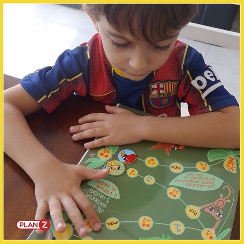 Imagen 2 de 10 de Juego Mesa Didáctico Infantil Niño Recorrido Sumas Restas