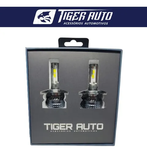 Par Lâmpada Ultra Led Diamond 6500k Canbus 60w Tiger Auto