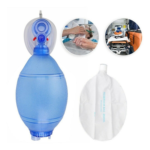 Imagen 4 de 7 de Resucitador Manual Adulto T/ Ambu Con Valvula Pop Off