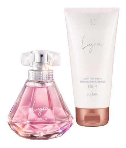Perfume Feminino Lyra Eudora Deo Colônia + Hidratante 150ml