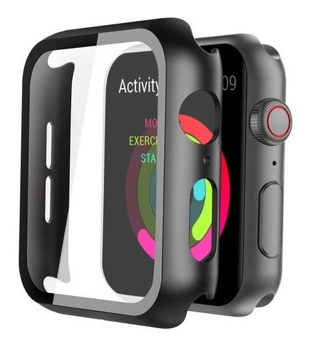 Carcasa Protectora Apple Watch 40 Mm / 42 Mm / 44 Mm - Negro