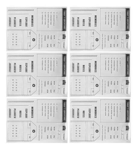 Sellos Transparentes Tpr, 6 Unidades, Decorativos Para Hacer