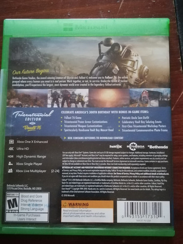 Fallout 76 Tricentennial Edition