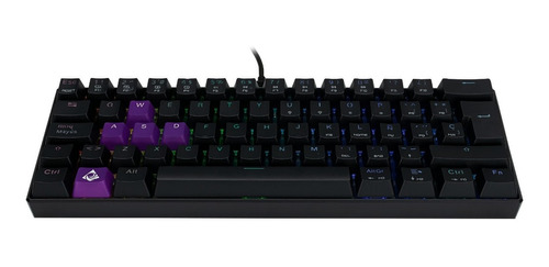 Teclado Mecanico Munfrost Dark Moon Negro Switch Blue