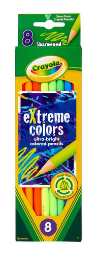 Colores Crayola Xtreme Colors 8 Piezas Eco Evolucion