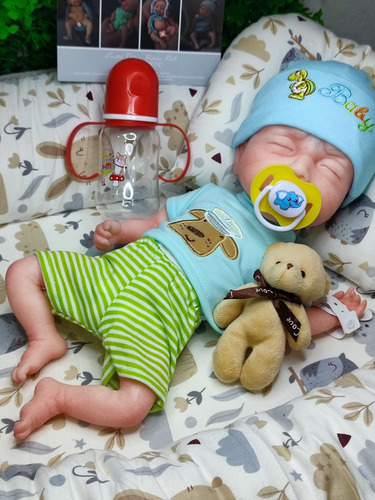 Bebe Reborn Original Cuerpo Silicona Solida Recién Nacido