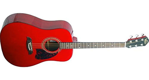 Imagen 1 de 1 de Oscar Schmidt Og2trau Guitarra Acustica Trans Rojo