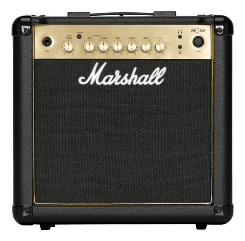 Amplificador De Guitarra Electrica Marshall Mg15cfr Gold 15 