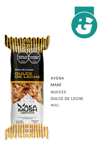 Barra De Cereal Dulce De Leche 45gr Caja X 16 Un
