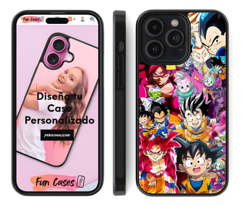 Funda Dragon Ball Daima Goku Vegeta Super Saiyan 4 Anime Negro Motorola Edge 60 Fusión