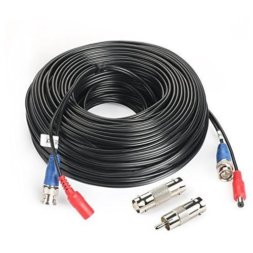 Shd 100feet Bnc Vedio Power Cable Pre-made Al-in-one Camera