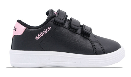 Zapatillas Niños Addnice Estocolmo Velcro Negro Jj deportes