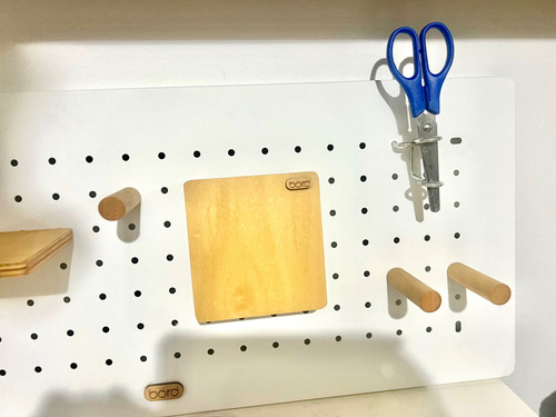 Tablero Chapa Bord Organizador Colgante Blanco (Usado)
