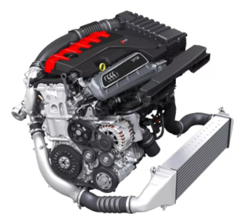 Motor Parcial C/ Nf-s Ttrs Turbo Tfsi 2.5 20v 2012 (Recondicionado)