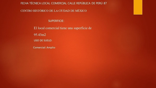 Imagen 4 de 8 de Local Comercial Centro Historico 98m2