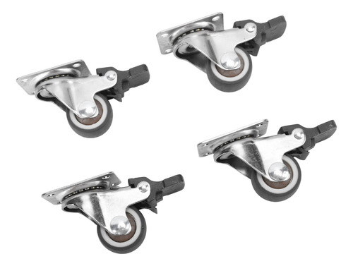 Ruedas Giratorias Pequeñas, 4 Piezas, Giratorias De Acero Y