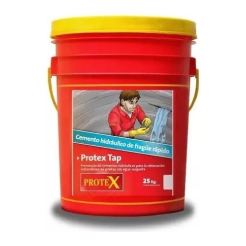 Protex Tap X 25kg Cemento Hidráulico Secado Rapido