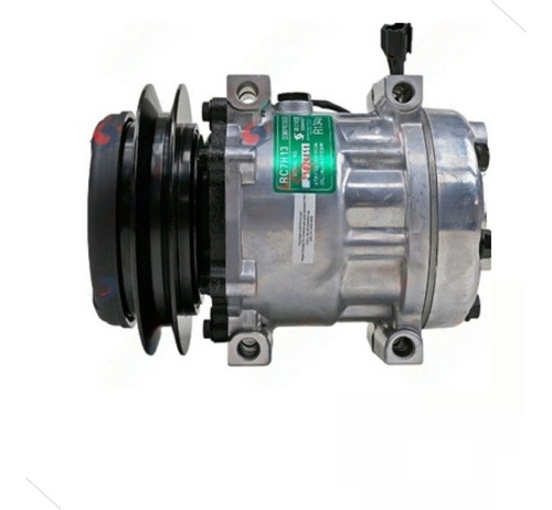 Compressor Ar 7h13 24v 1b Para Escavadeira Case 350 8295