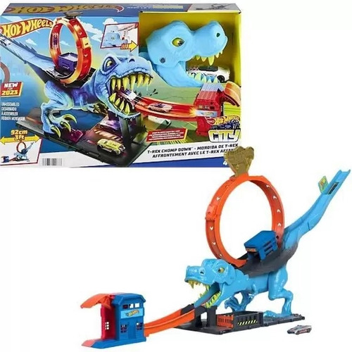 Lanzador Hot Wheels Mordida De T-rex