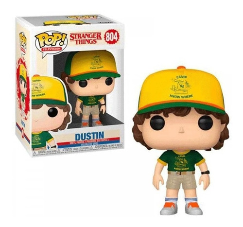 Figura De Acción De Pvc Dustin Funko Pop De Stranger Things