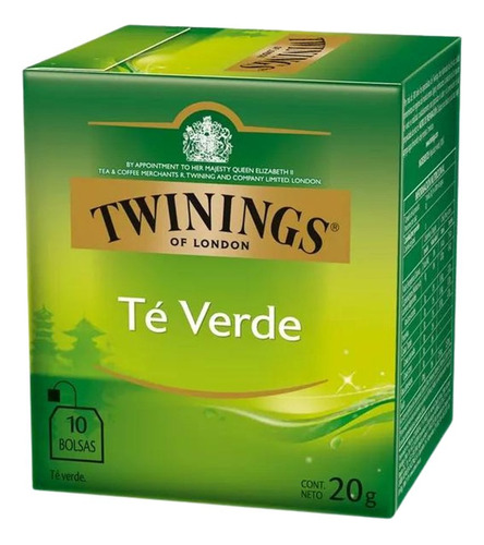 Te Twinings Green Pure 10 Sobres