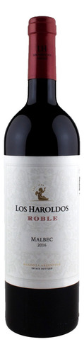 Vino Tinto Argentino Los Haroldos Roble Malbec 750ml