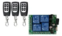 Comprar Receptor Inalambrico 4 Canales 3 Controles Remotos Flex Kit