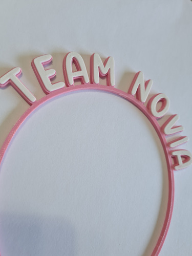 Vincha Team Novia Para Despedida De Soltera 2 Colores Nuevo! Rosa