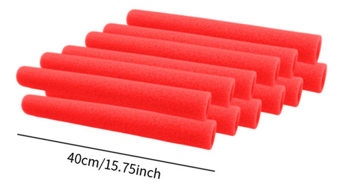 12pcs Trampoline Pole Foam Sleeves 15.75 Inch Parts Red