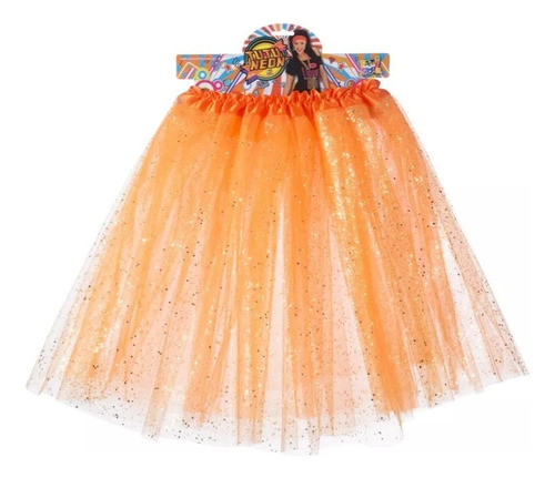 Tutu Neon Fluo Brillo Disfraz Bailarina Colores