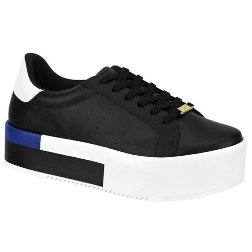 Tênis Feminino Vizzano Casual Flatform Preto - Solado Alto | Mercado Livre