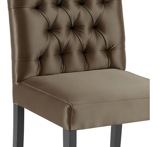 Silla Eli T1102 con estructura de silla capitone-DAF Muebles $$$ Asiento $$$ Diseño en tela