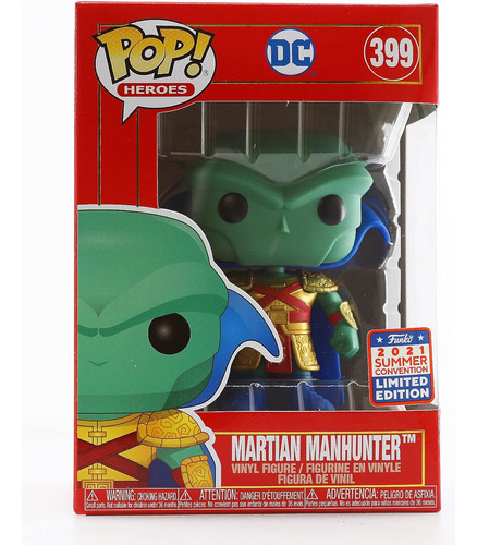 Funko Pop Dc Imperial Palace Martian Manhunter 399 Exclusivo