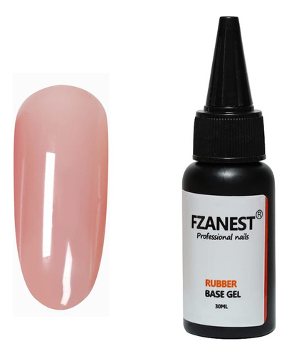 Fzanest Gel Base De Goma Desnuda Para Uñas,gel De Esmalte .