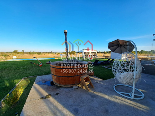 Sólida Y Soleada Casa 3d2b, En Condominio, Libuy, Ñuble.