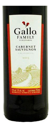 Vino Tinto E&j Gallo Cabernet Sauvignon 750 Ml
