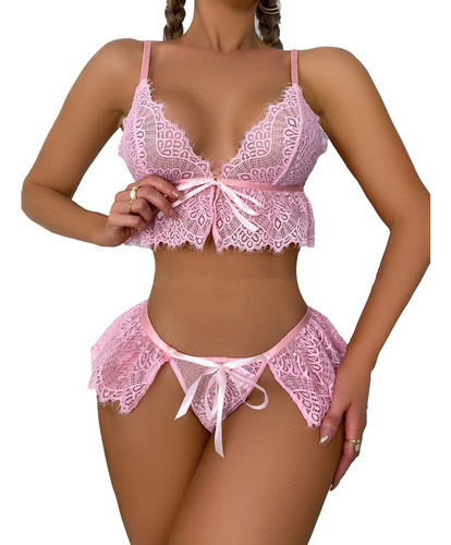 Conjunto Bikini Encaje Para Mujer, Ropa Interior, Sexy Casa