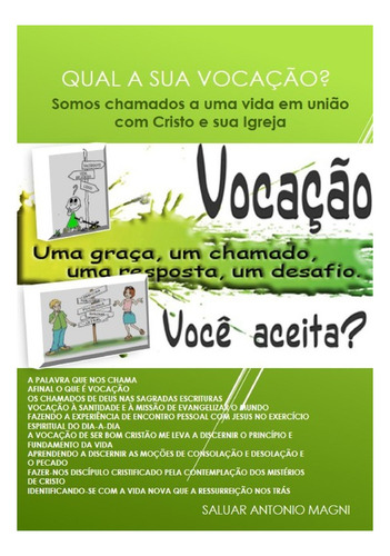 Livro Qual A Sua Vocação?