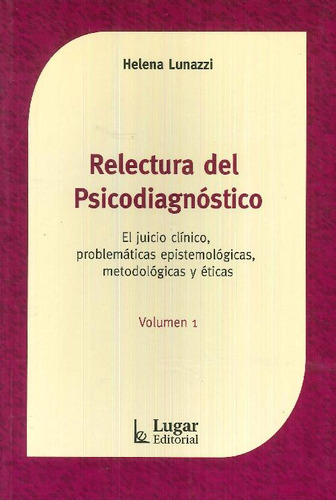 Libro Relectura Del Psicodiagnóstico. Volumen 1 De Helena Lu