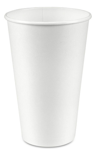 1000 Vasos Encerados  Blanco 16oz